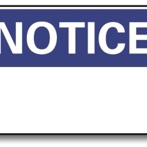 OSHA Notice sign