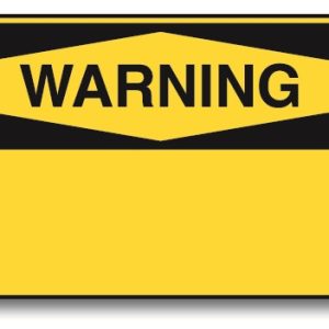 OSHA Warning sign