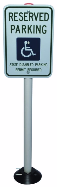 Portable Sign Reserved Safe Hit | Traffic Sign | Zumar Industries