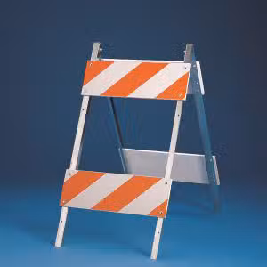 Steel Leg Barricade | Traffic Sign | Zumar Industries